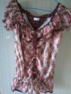 平成 LIZLISA リズリサ 花柄オフショルダー チュニック 半袖 LIZ LISA リズリサ花柄オフショルダーチュニック - メルカリ