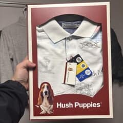 Hush Puppies 刺繍入りポロシャツ Mサイズのサムネイル