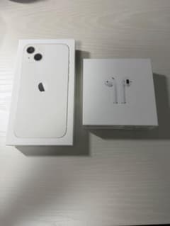 【期間限定値下げ中】Apple iPhone 13 本体➕初代AirPodsのサムネイル