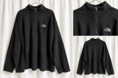 THE NORTH FACE 黒 ブラック ハーフジップ フリースジャケット Lのサムネイル