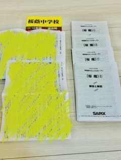 桜蔭 入試問題原本 令和8年 平成30年 2026 サピックスオープン 過去問 桜蔭 入試問題原本 令和8年 平成30年 2026 サピックスオープン 過去問