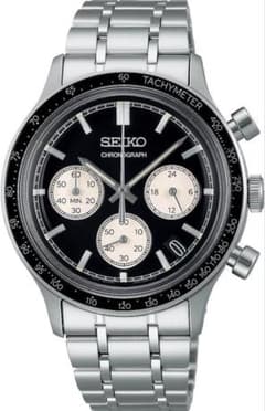極美品】SEIKO SBTR055 クロノグラフ ブラックパンダ 付属品完備