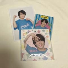 末澤誠也 缶バッジプロフィールカード公式写真 3点 セット ⚠️3/6で消しますのサムネイル