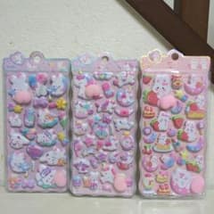 【新品、未開封】 おしりマシュマロシール 3枚セットのサムネイル