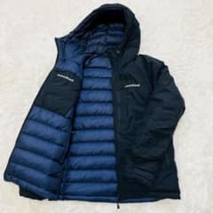 モンベル コロラドパーカ M ブラック×ネイビー リバーシブルスタッフ