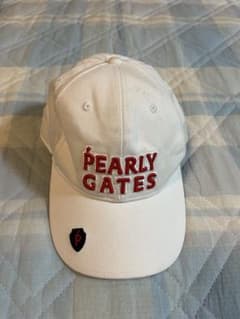 PEARLY GATES キャップ ホワイト - メルカリ