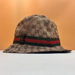 美品✨】GUCCI グッチ GGキャンバス シェリーライン バケットハット