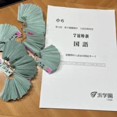 浜学園　7冠特訓　国語暗記カード　第1〜3回 浜学園 7冠特訓 国語暗記カード 第1〜3回 - メルカリ