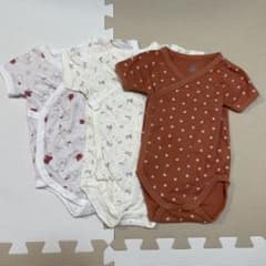 PETIT BATEAU べべ アプレレクール ベビー肌着3枚 60-70cmのサムネイル