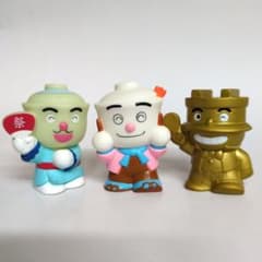 アンパンマン ソフビ指人形 どんぶりマントリオ3体セットのサムネイル