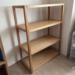 無印良品【廃番希少】木製ユニットシェルフ - メルカリ