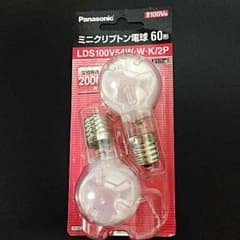 ミニクリプトン電球60形 Panasonicのサムネイル
