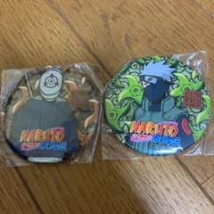 NARUTO コラボカフェ 疾風亭限定 缶バッジ カカシオビトセットのサムネイル