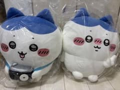 ちいかわ ハチワレだらけくじ A賞 超BIGぬいぐるみ 撮るよーッ