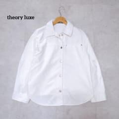 theoryluxe 25ss デニムジャケット シャツ 白 IVANE - メルカリ