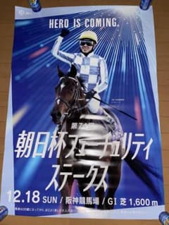 ドウデゥース×武豊　朝日杯フューチュリティステークスB1 ポスター　天皇賞（秋）のサムネイル