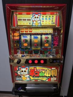 パチスロ実機 4号機 ネコde小判 コピー攻略法可能レバー、不要機付 m39873353053_1.jpg?1778976272