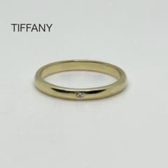 ☆美品☆ ティファニー スタッキング バンドリング 1Pダイヤ 750 20号 