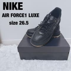 NIKE AIR FORCE1 LUXE 26.5 新品未使用黒タグ付き - メルカリ