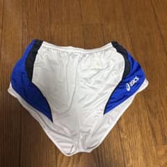 asics 陸上用パンツ ホワイト/ブルーのサムネイル