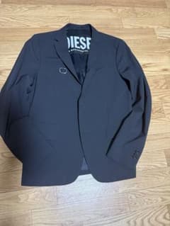現行 DIESEL J-HOOK テーラード ジャケットブラック 50 - メルカリ