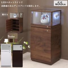 【メルカリ限定価格】貴方の大事な宝物を♪LEDスポットライト付きガラスケース メルカリ限定価格】貴方の大事な宝物を♪LEDスポットライト付きガラス