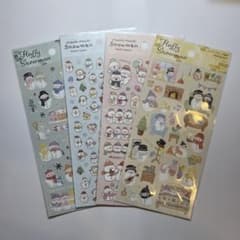 Snowman シール 4枚セットのサムネイル