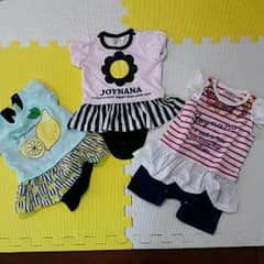 年末セール♪美品☆70ロンパース３点セットのサムネイル