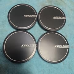 KBRACINGマット ブラックホイールキャップ 4個セット - メルカリ