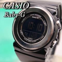 良品 CASIO Baby-G ラウンド ブラック レディース腕時計 1021