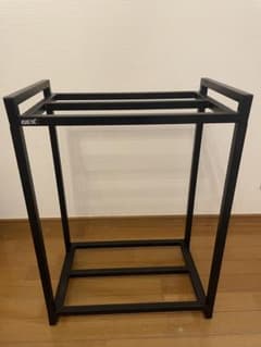 【お値下げしました】GEX 水槽台 スチールスタンド ブラックのサムネイル