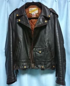 schott ☆ライダースジャケット☆38☆レースアップ☆ヴィンテージ☆激レアのサムネイル