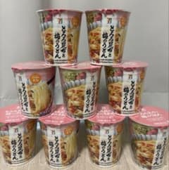 セブンプレミアム とろろ昆布と梅のうどん 9個セットのサムネイル