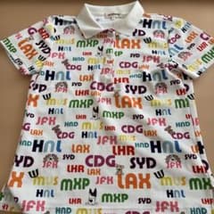 M.U SPORTS 半袖ポロシャツ 総柄 40