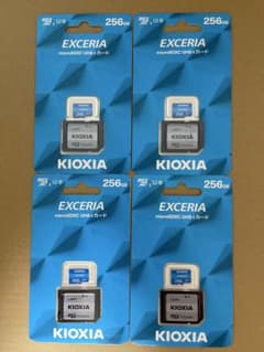 KIOXIA EXCERIA microSDXC 256GB 4枚セットのサムネイル