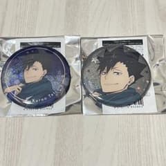 ハイキュー‼︎ コスモワールド ホログラム缶バッジ 音駒 黒尾鉄朗 2種