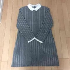 【konbu.様専用】ローリーズファーム 襟付きワンピース グレーのサムネイル