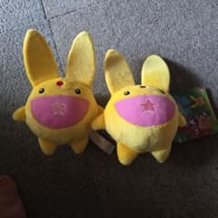 昔懐かし、ぷよぷよ カーバンクル ぬいぐるみ 2体セット - メルカリ