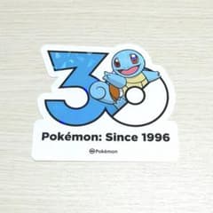 【韓国限定】ポケモン 30周年 ランダムステッカー ゼニガメのサムネイル