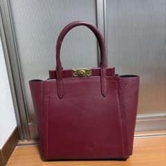 コーチ COACH トループ　バーガンディ レザートートバッグのサムネイル