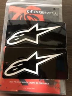 アルパインスターズ　バイク　ステッカー　2枚のサムネイル