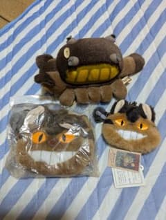 猫バス ぬいぐるみ 中型 タグ付き がま口ショルダー - メルカリ