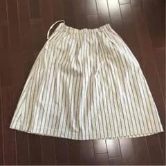 スタディオクリップ ストライプ柄 リネンスカートのサムネイル