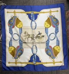 HERMÈS エルメス カレ90 Carrick à Pompe シルクスカーフ - メルカリ