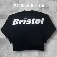 F.C.Real Bristol ビッグロゴ バギースウェット ブラック S - メルカリ