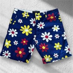 ショートパンツ Sサイズ　花柄 SHIPS 花柄ショートパンツ ハーフパンツ サイズS 総柄 フラワー - メルカリ