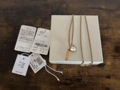 Maison Margiela ⑪ ネックレス ゴールドカラー 箱・タグ付 美品 