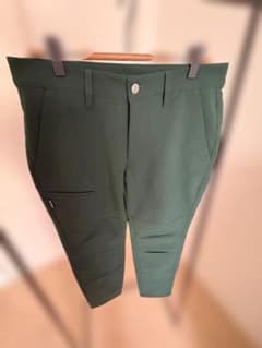 [新品] Jack Bunny!! ダークグリーン 裏起毛ストレッチパンツのサムネイル