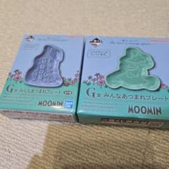 무민 이치 반 쿠지 G상 모두 얽힌 플레이트 스너프킨·무민 하우스 세트