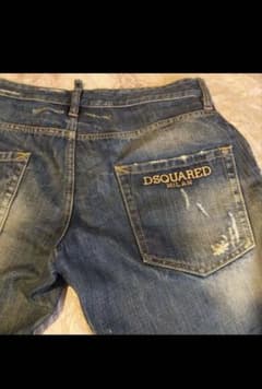 DSQUARED ダメージ加工デニム イタリア製 サイズ48 ディースクエアード